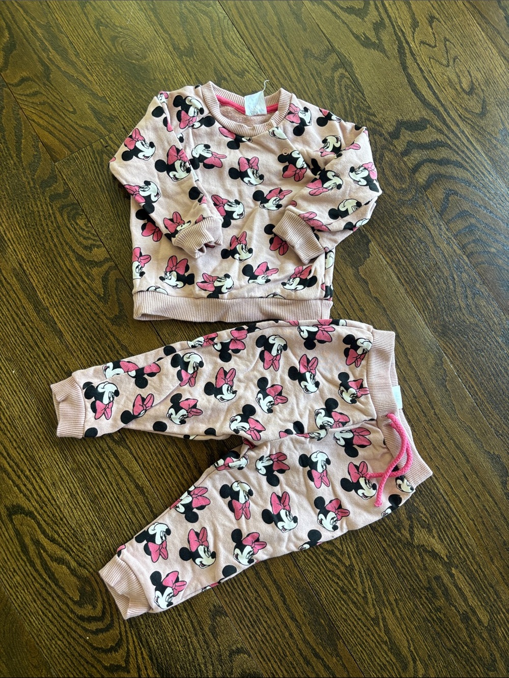 Disney Pink Minnie Mouse Toddler Pajama Set